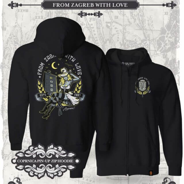 From Zagreb With Love zip hoodie Pin-Up Coprnica