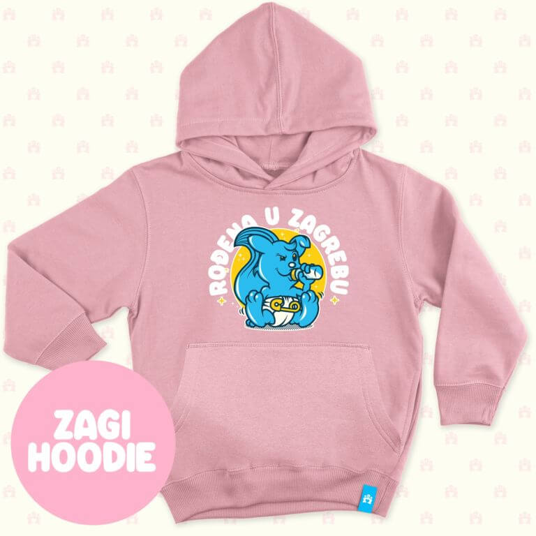 Hoodie baby pink