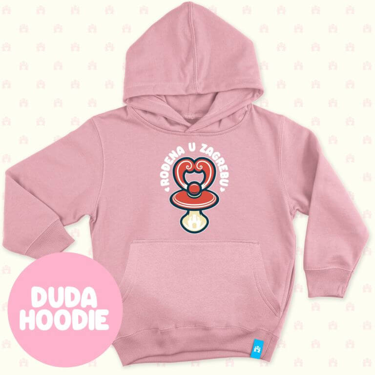 Hoodie baby pink