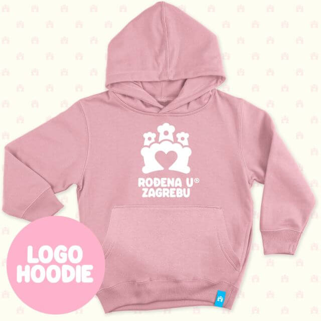 Hoodie baby pink