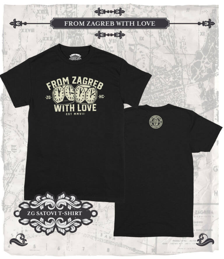 from zagreb with love satovi tshirt