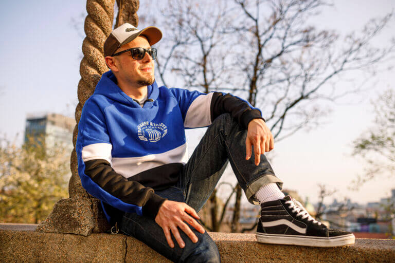Made in Zagreb hoodie model no.5