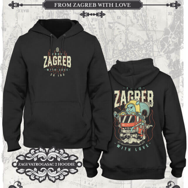 from zagreb with love firefighting zagi hoodie