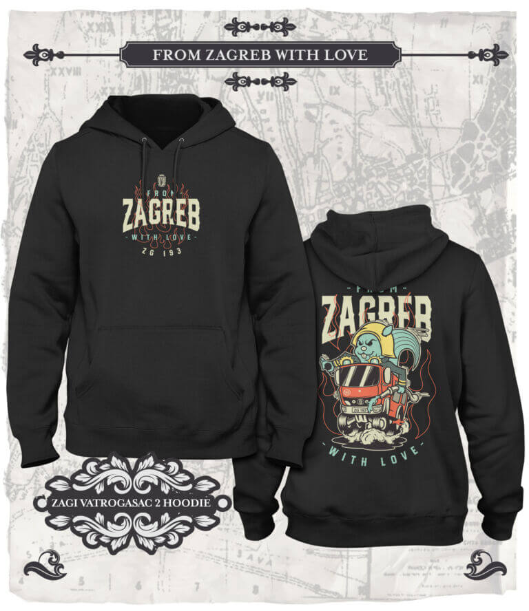 from zagreb with love firefighting zagi hoodie