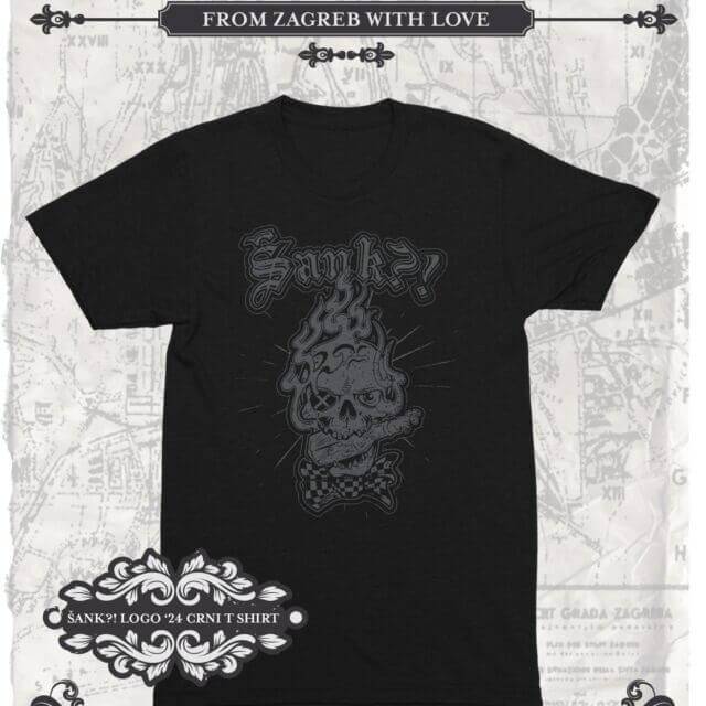 FZWL Šank tshirt logo crna