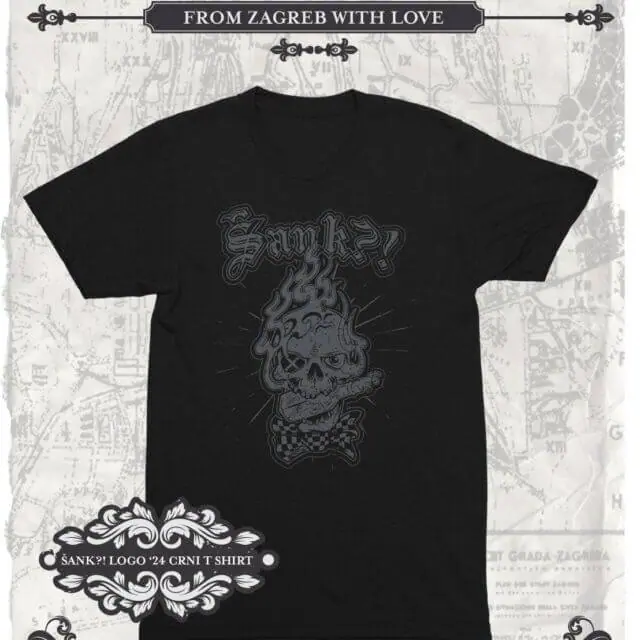 FZWL Šank tshirt logo crna