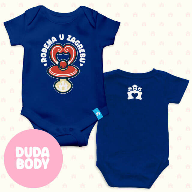 RođenA u Zagrebu body royal blue - odaberite dizajn