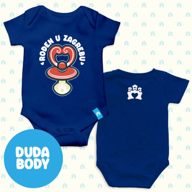 Rođen u Zagrebu body royal blue - odaberite dizajn