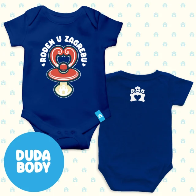 Rođen u Zagrebu body royal blue - odaberite dizajn
