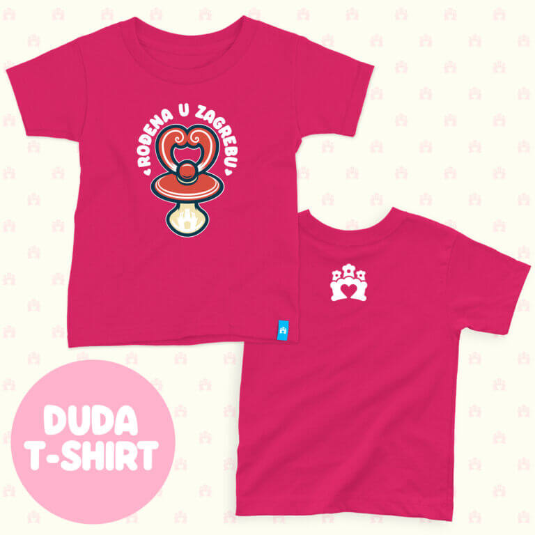 RođenA u Zagrebu T-shirt rosette - odaberite dizajn