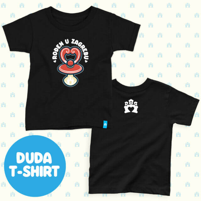 Rođen u Zagrebu T-shirt deep black - odaberite dizajn