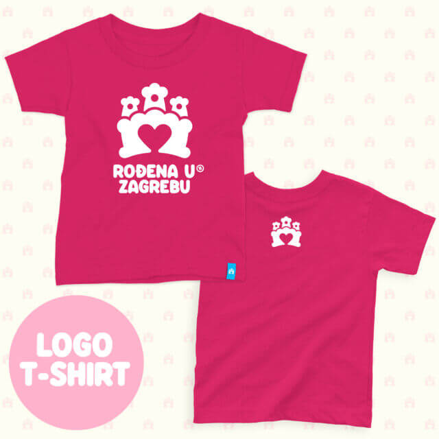 RođenA u Zagrebu T-shirt rosette - odaberite dizajn