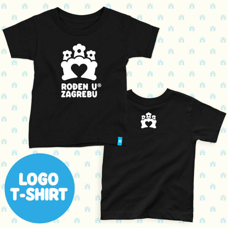 Rođen u Zagrebu T-shirt deep black - odaberite dizajn