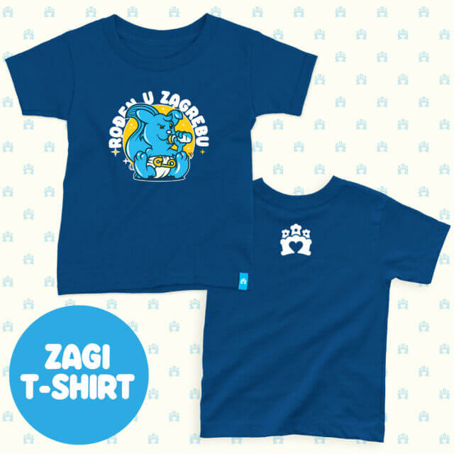 Rođen u Zagrebu T-shirt royal blue - odaberite dizajn